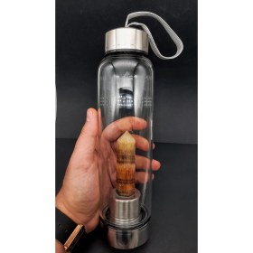 تصویر فلاسک سنگ فلوریت کد8206 Fluorite stone flask code 8206