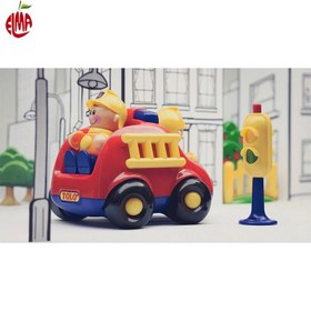 تصویر ماشین تولو مدل First Friends Fire Engine Tolo First Friends Fire Engine Car