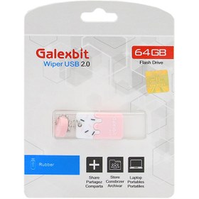 تصویر صورتی-Galexbit Wiper USB2.0 Flash Memory-64GB (گارانتی تلاش) 