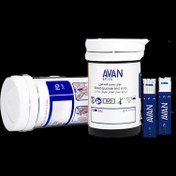 تصویر نوار تست قند خون آوان بسته 25 عددی 
