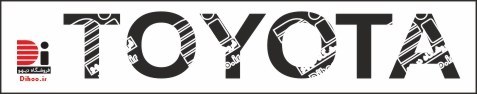 تصویر برچسب عقب تویوتا وانت 