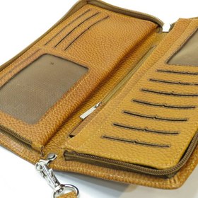 تصویر کیف دسته چک چرم mk324 