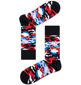 تصویر جوراب Happy Socks هپی ساکس طرح Camo Bark 