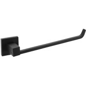 تصویر جا دستمال توالت دیواری گریت مدل میله‌ ای بلند مشکی مات 