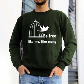 تصویر پلیور طرح آزادی و قفس پرنده 