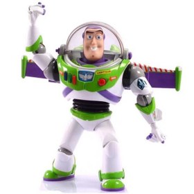 تصویر عروسک اکشن فیگور بازلایتر از داستان اسباب بازی Toy Story Disney Advanced Talking buzz lightyear 