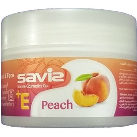 تصویر کرم مرطوب کننده دست و صورت حاوی هلو و ویتامین E حجم 180گرم ساویز Saviz Hand And Face Moisturizing Cream Peach And Vitamin E 180g