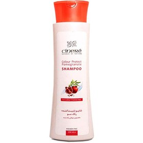 تصویر شامپو تثبیت کننده رنگ مو سینره حجم ۲۵۰ میلی لیتر مخصوص موهای آسیب دیده با رایحه انار 