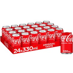 تصویر نوشابه آلمانی کوکاکولا اورجینال CocaCola Oirginal بسته 24 عددی 