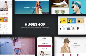 تصویر قالب فروشگاه لوازم دیجیتال و الکترونیک HugeShop – Wonderful Multi Concept Magento 
