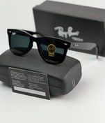 تصویر عینک افتابی اسپرت ریبن شیشه سنگ زد خش عدسی شیشه سنگ. ۲۹۷ - براق 