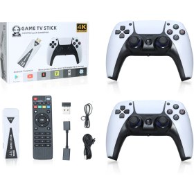 تصویر کنسول بازی و اندروید باکس AMPOWN Game TV Stick Controller GamePad 