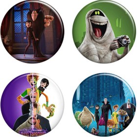 تصویر پیکسل ابیگل طرح انیمیشن هتل ترانسیلوانیا Hotel Transylvania کد 012 مجموعه 4 عددی 