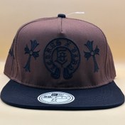 تصویر کلاه کپ بک فیت قهوه ای مدل مسیح Brown "Masih" Model Snapback Cap