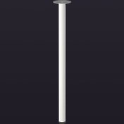 تصویر پایه فلزی میز مدل سالید 