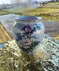 تصویر گلدان رومیزی طرح لمونژ 