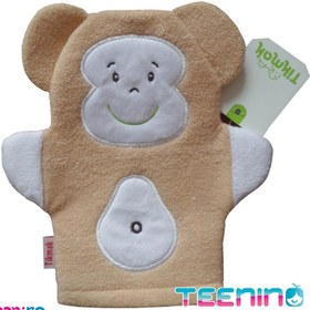 تصویر لیف حمام کودک تیک مک مدل میمون 