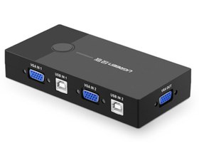 تصویر سوئیچ KVM یوگرین مدل 30357 UGREEN 2-Port USB KVM Switch Box ABS Case