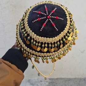 تصویر کلاه کردی زنانه دست ساز 