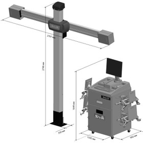 تصویر دستگاه میزان فرمان سه بعدی مدل ZENITH – 3D TL2KSبرندsevik 