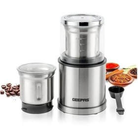 تصویر آسیاب دو کاره تر و خشک جیپاس مدل GCG41021 Stainless Steel Coffee Grinder