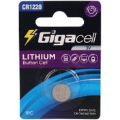 تصویر باتری سکه ای گیگاسل CR1220 بسته تکی 