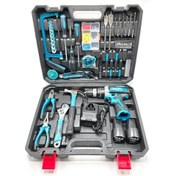 تصویر مجموعه دریل شارژی ۱۸ ولت چکشی طرح ماکیتا مدل 18vm Makita