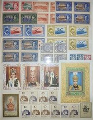 تصویر آلبوم تمبر مجموعه قاجار و پهلوی 