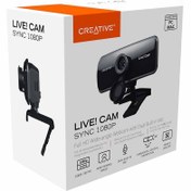تصویر وب کم کریتیو مدل لایو کم سینک اچ دی Live! Cam Sync HD 720p Webcam