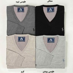 تصویر پلیور یقه هفت مردانه کد ۶۰ 