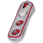 تصویر سه خانه بدون ارت دینا با کابل 1.8 متری مدل D3000 سه خانه بدون ارت دینا با کابل 1.8 متری مدل D3000