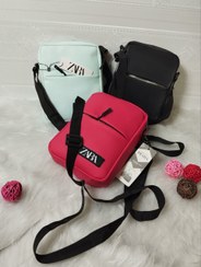 تصویر کیف مدل زارا پاسپورتی - صورتی پر 