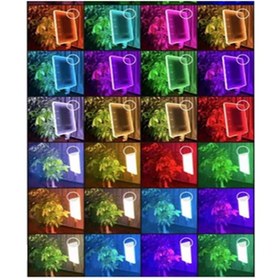 تصویر پنل نور ثابت RGB PM-60 توان ۶۵ وات 