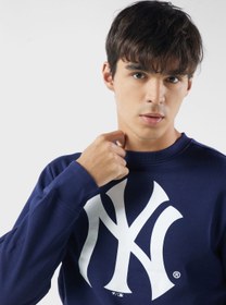 تصویر سویشرت گرافیکی لوگوی نیویورک یانکیز برند fanatics New York Yankees Graphic Logo Sweatshirt