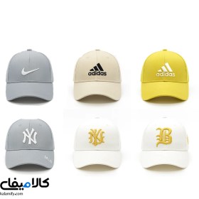 تصویر کلاه کپ مدل نایک رنگ سفید 