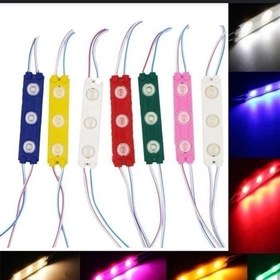 تصویر ریسه LED بلوکی لنز دار 12ولت در 6رنگ قیمت عمده 