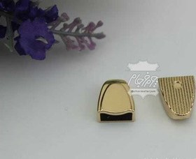 تصویر ته زیپ گوشه خط دار 