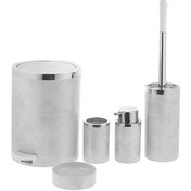 تصویر ست سرویس بهداشتی هارمونی مدل روشا بتن طوسی 