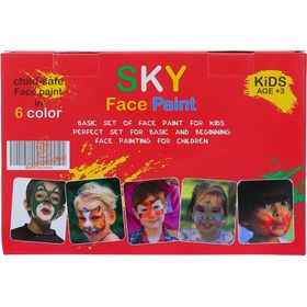 تصویر ست گریم 6 رنگ اسکای sky 