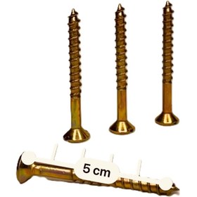 تصویر پیچ چوب 2 در 10 آهنی ضخیم vip الوان دو سو 2 x 10 wood screws