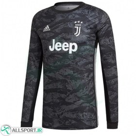 تصویر پیراهن دروازه بانی یوونتوس آستین دار Juventus 2019-20 Home Soccer Jersey Goalkeeper Long Sleeve 