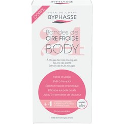 تصویر موبر نقاط حساس بدن بایفاس Byphasse cold wax strips body