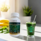 تصویر پودر جلبک خوراکی اسپیرولینا ۱۰۰ گرمی 