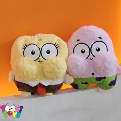 تصویر عروسک پاتریک و باب اسفنجی لپی 