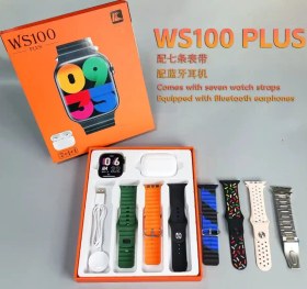 تصویر ساعت هوشمند طرح اپل واچ مدل WS100 Plus ا WS100 Plus Smartwatch WS100 Plus Smartwatch