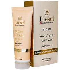 تصویر کرم بازسازی کننده و ضد چروک روز لایسل مدل اسمارت ۵۰میل LIESEL SMART ANTI WRINKLE DAY CREAM 50ml