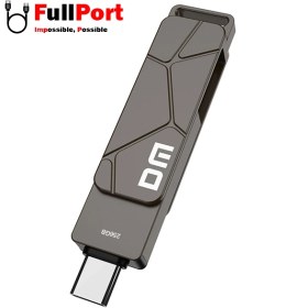 تصویر فلش دی ام مدل DM PD198 OTG 2 In 1 Type C USB3.1 با ظرفیت 64 گیگابایت DM PD198 OTG 2 In 1 Type C USB3.1 64GB Flash Memory