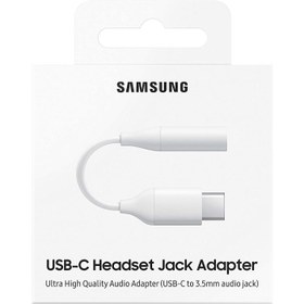 تصویر تبدیل سامسونگ usb-c headset jack adapter - مشکی 