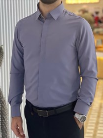 تصویر پیراهن مردانه آستین بلند دوشین سایز XXXL و XL و XXL و L و M و رنگ یاسی و شیری و طوسی و سفید و قهوه ای و سبز 