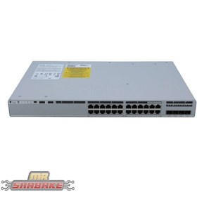 تصویر سوئیچ شبکه 24 پورت سیسکو C9200L-24T-4X-E Cisco C9200L-24T-4X-E 24Port Network Switch